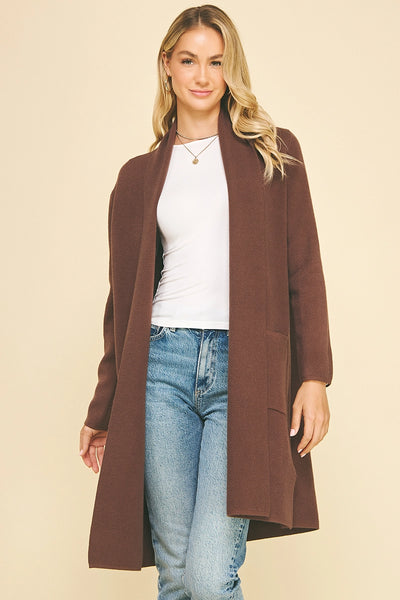 Abby Cardigan - Espresso