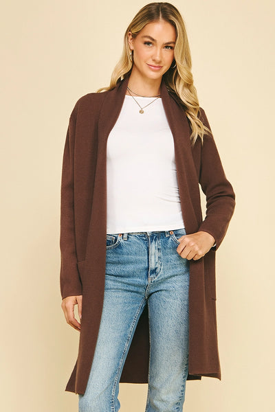 Abby Cardigan - Espresso