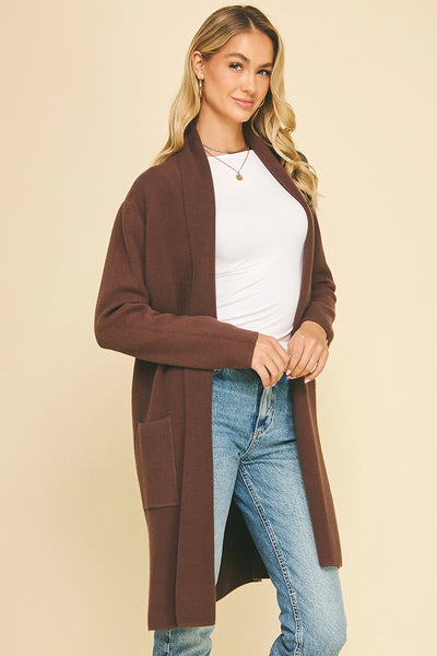 Abby Cardigan - Espresso