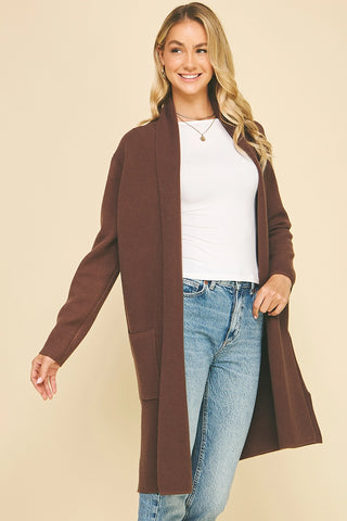 Abby Cardigan - Espresso
