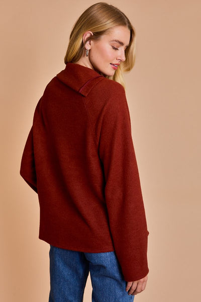 Kendall Button Neck Sweater