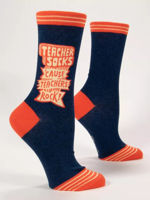 Teachers Rock - Women's Crew Socks