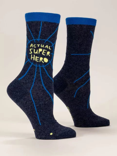 Actual Superhero - Women's Crew Socks