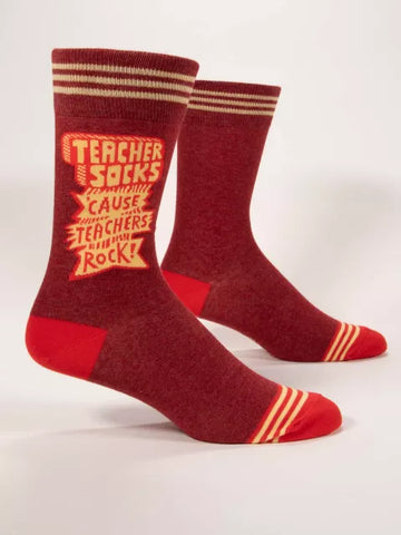 Teachers Rock - Men's Crew Socks