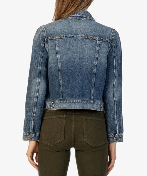 Kut from the Kloth - Julia Cropped Denim Jacket