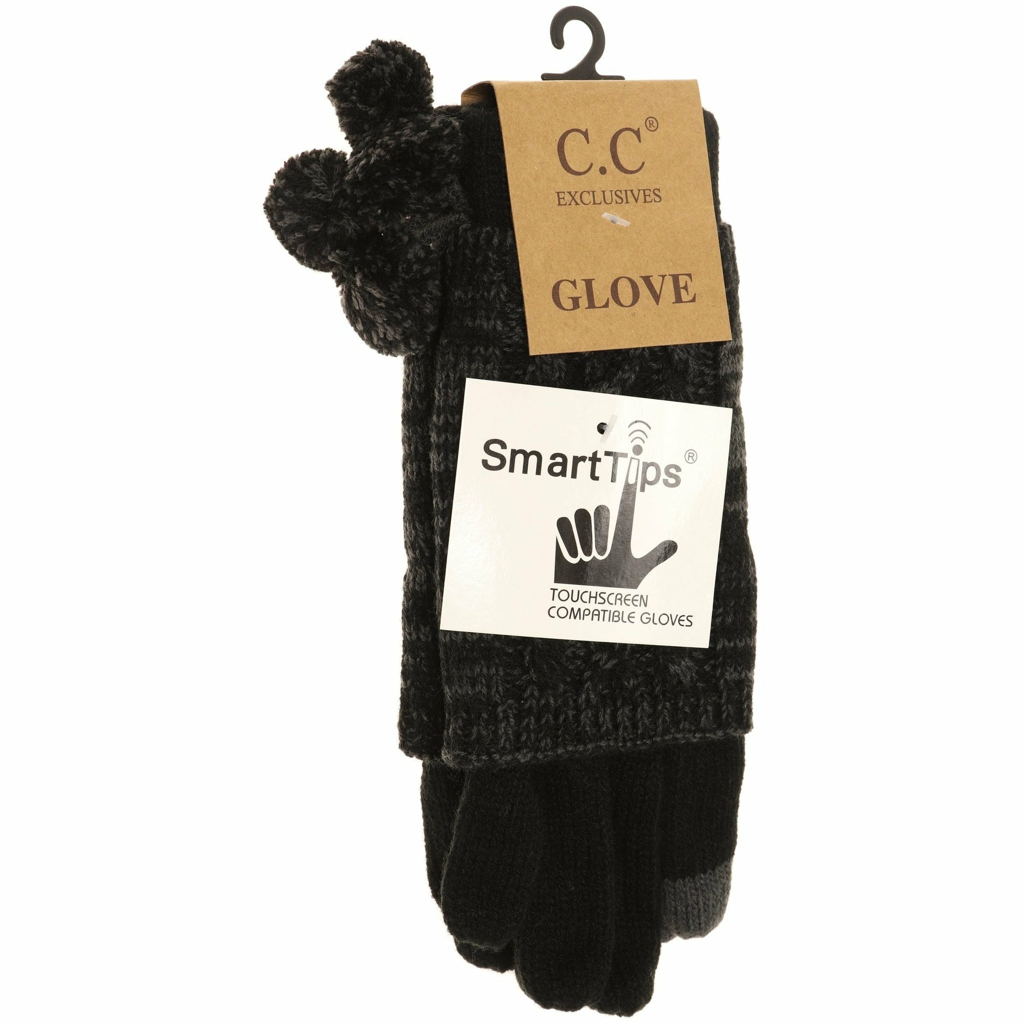 CC Cuff Gloves w/Pom