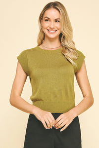 Serena Knit Top - Green