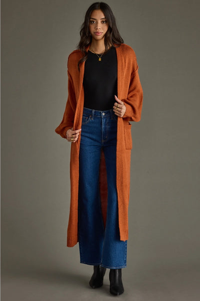 Blanket Cardigan - Terracotta