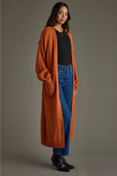 Blanket Cardigan - Terracotta