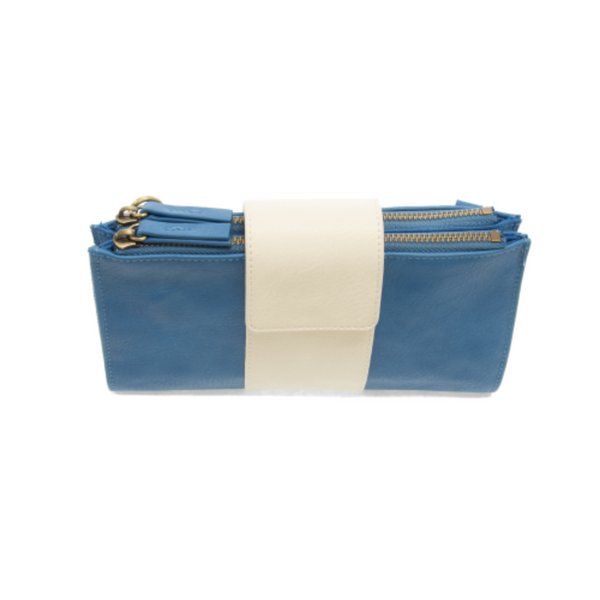 Camryn Colorblock Wallet/Crossbody - Blue