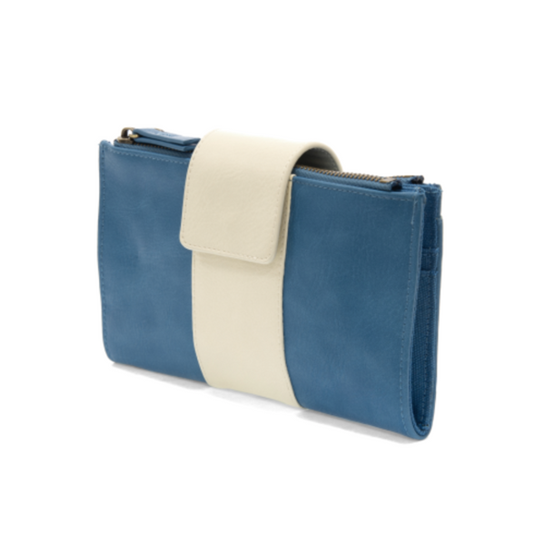 Camryn Colorblock Wallet/Crossbody - Blue