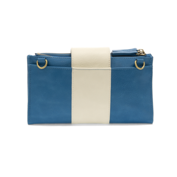 Camryn Colorblock Wallet/Crossbody - Blue