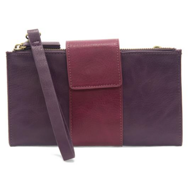 Copy of Camryn Colorblock Wallet/Crossbody - Berry