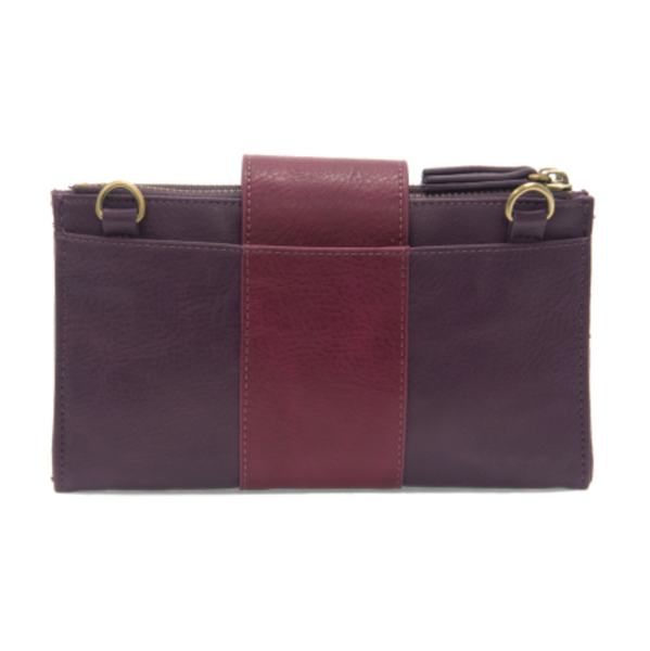 Copy of Camryn Colorblock Wallet/Crossbody - Berry