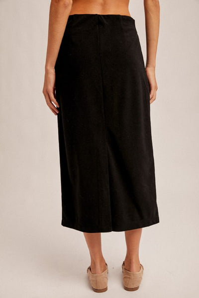 Joan Midi Pencil Skirt - Black