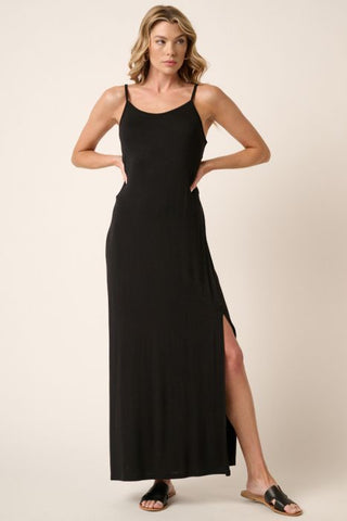 Bamboo Spaghetti Strap Maxi Dress