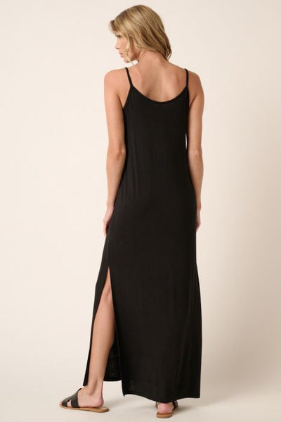 Bamboo Spaghetti Strap Maxi Dress