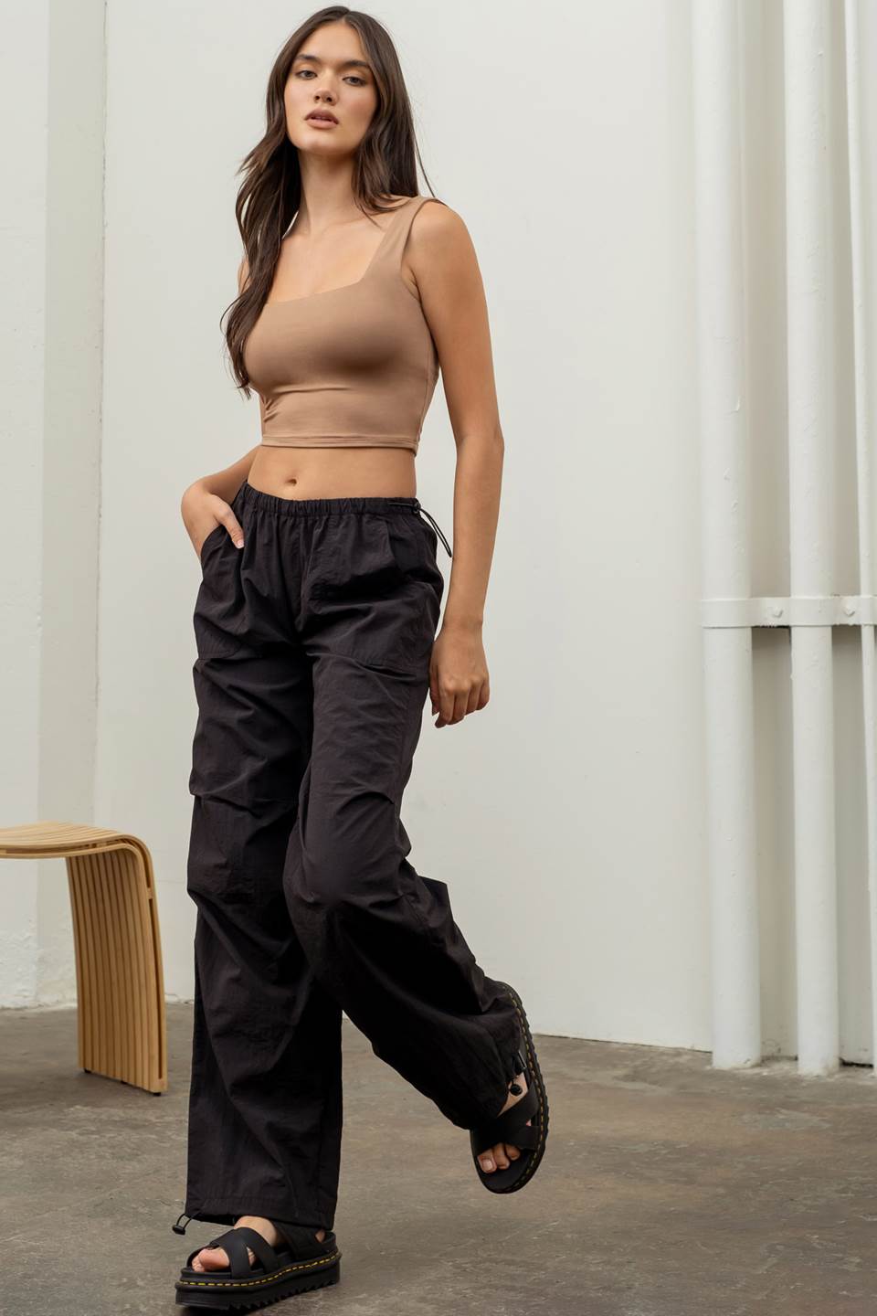 Parachute Pants - Black