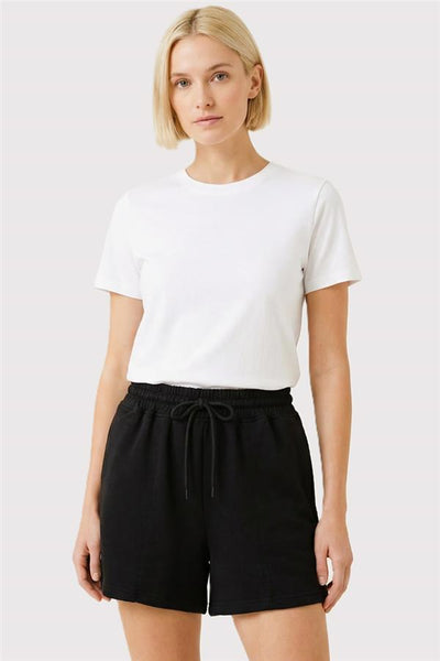 Black Luxe Knit Shorts