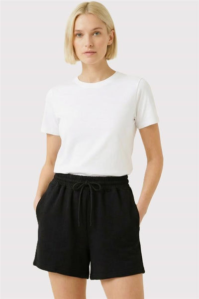 Black Luxe Knit Shorts