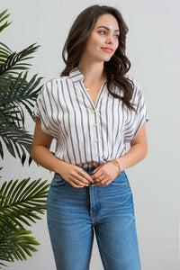 Striped Boyfriend Shirt