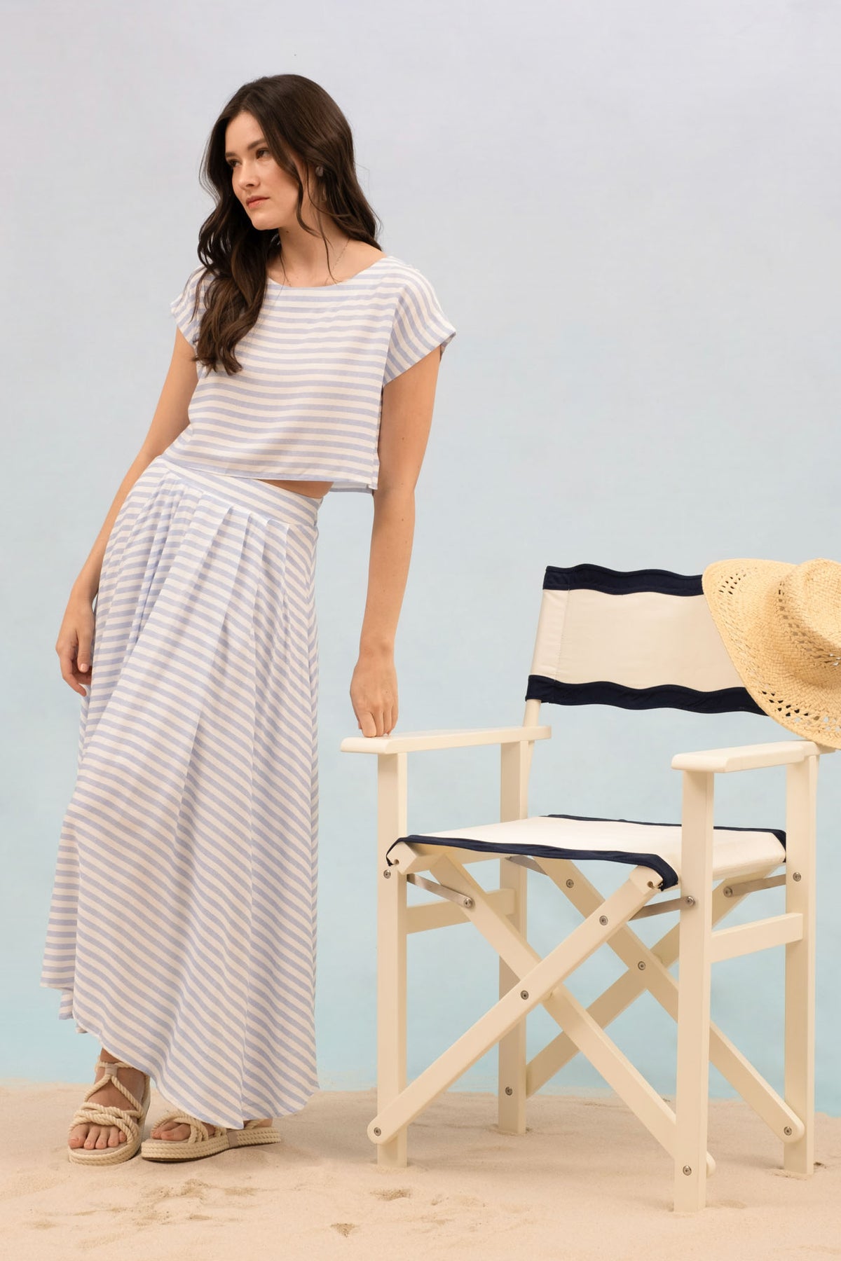 Natalie Striped Top