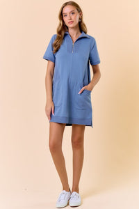 French Terry Mini Dress