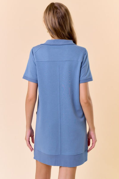 French Terry Mini Dress