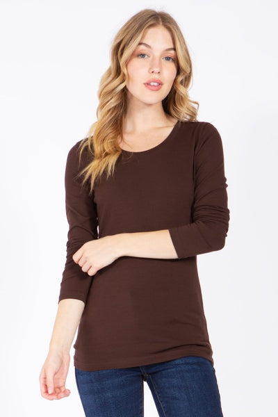 Classic Cotton Long Sleeve Crewneck