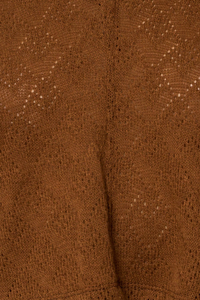 Cocoa Textured Top