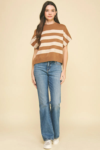 Zoey Knit Top - Striped