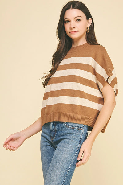 Zoey Knit Top - Striped