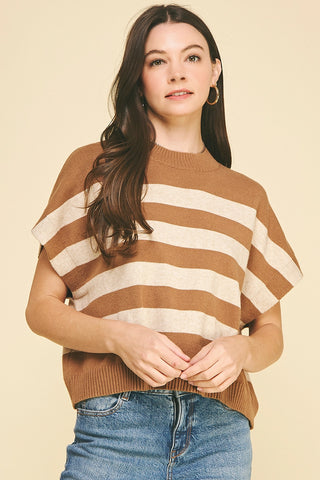 Zoey Knit Top - Striped