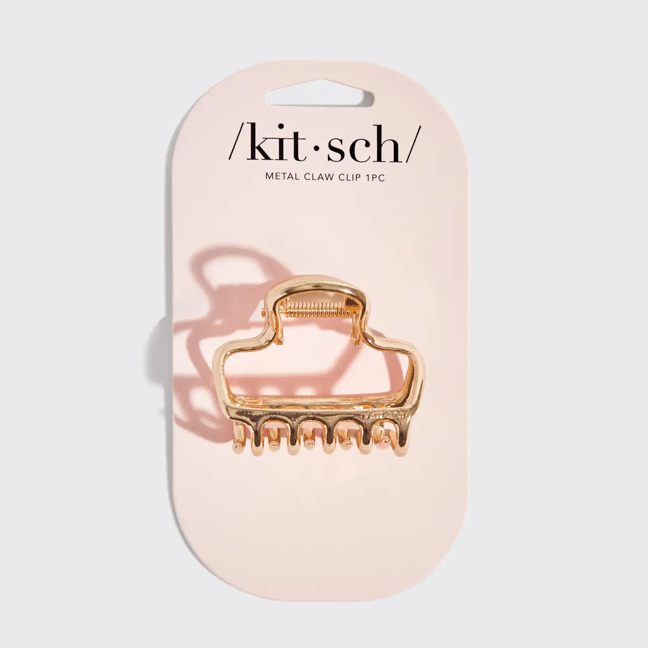Medium Open Claw Clip - Gold