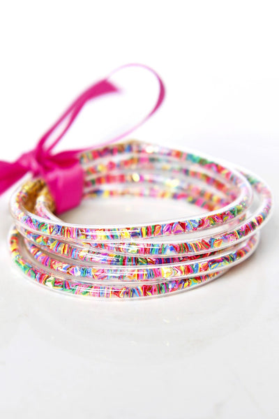 Confetti Tube Bracelet (Set of 5)