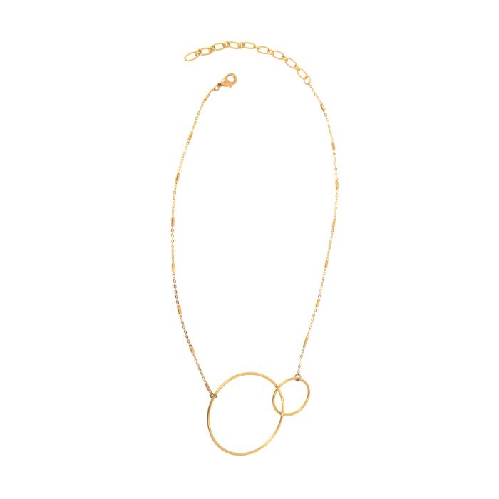 Double Hoop Necklace
