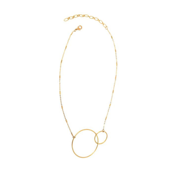 Double Hoop Necklace