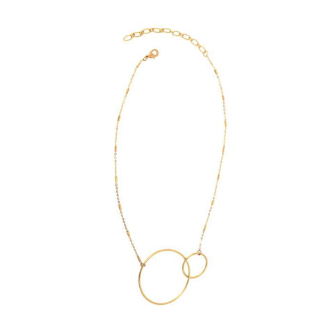Double Hoop Necklace