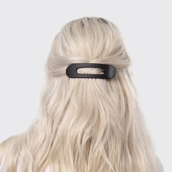 Flat Lay Claw Clip 2pc - Black & Tort