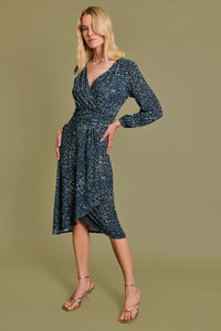 Faux Wrap Dress