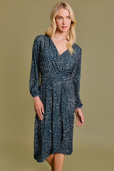 Faux Wrap Dress