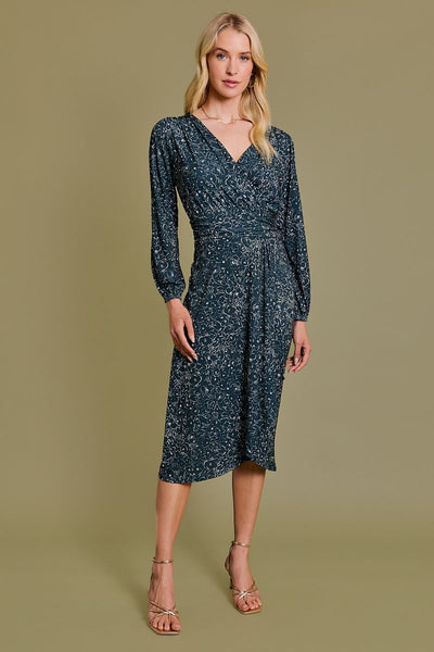 Faux Wrap Dress