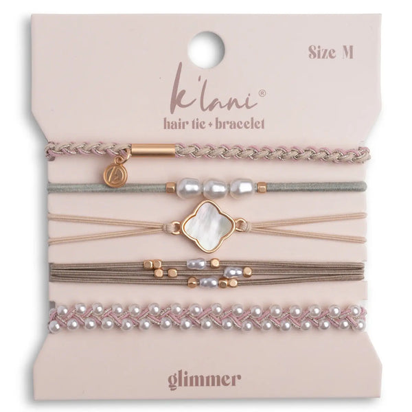 Hair Tie Bracelets - Glimmer
