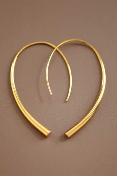 18k Gold Dipped Threaded Earrings