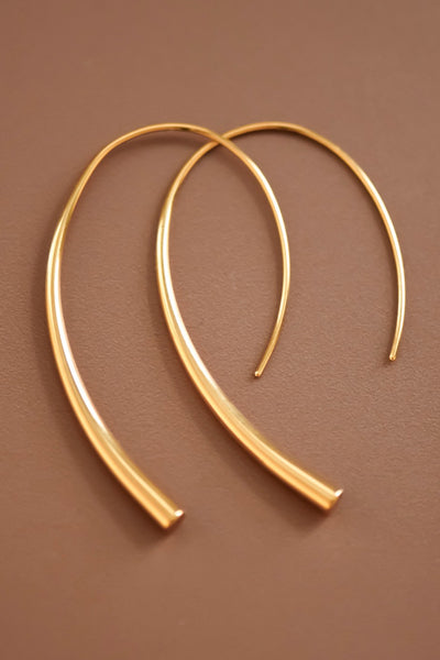 18k Gold Dipped Threaded Earrings