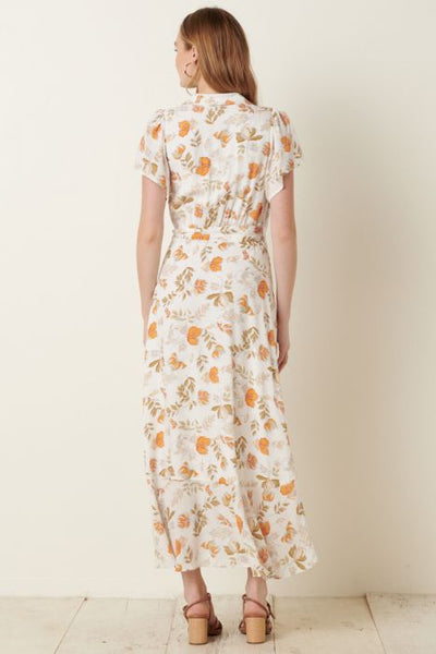 Shyla Floral Print Wrap Dress