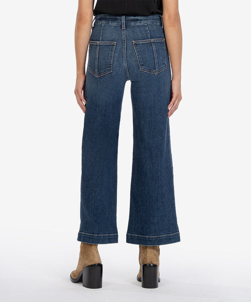 Kut from the Kloth - Meg Wide Leg Front Seam Jeans