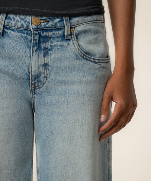 Kut from the Kloth - Selena Baggy Low Rise Jeans (Enthusiastic)