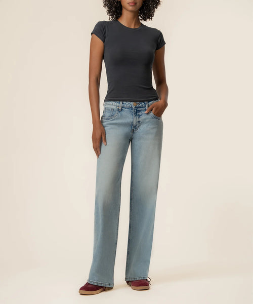 Kut from the Kloth - Selena Baggy Low Rise Jeans (Enthusiastic)