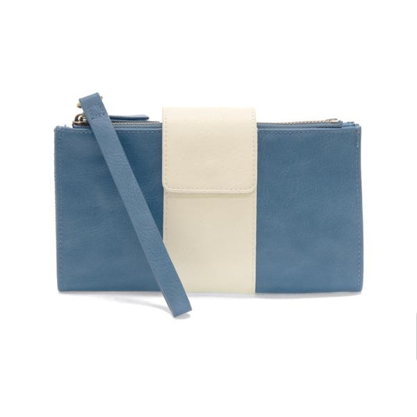 Camryn Colorblock Wallet/Crossbody - Blue